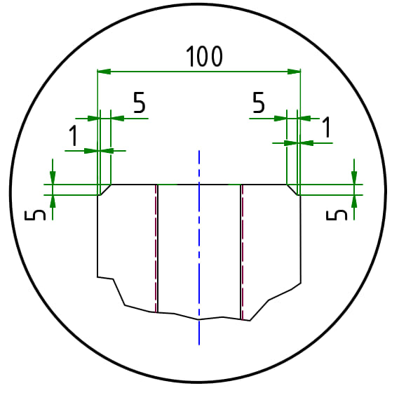 Bordüren 10er 5x5